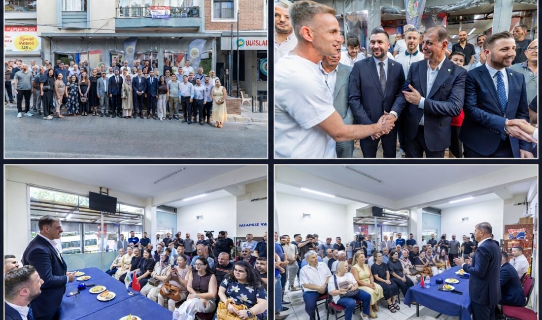Buca Kozağaç Gençlik Derneği’ni ziyaret eden İzmir Büyükşehir Belediye Başkanı
