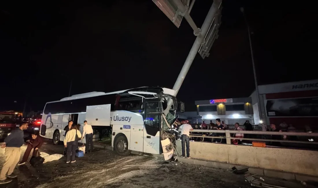 Hatay’dan Giresun’a seyreden ve içinde 35 yolcunun bulunduğu şehirler arası