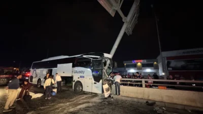 Hatay’dan Giresun’a seyreden ve içinde 35 yolcunun bulunduğu şehirler arası