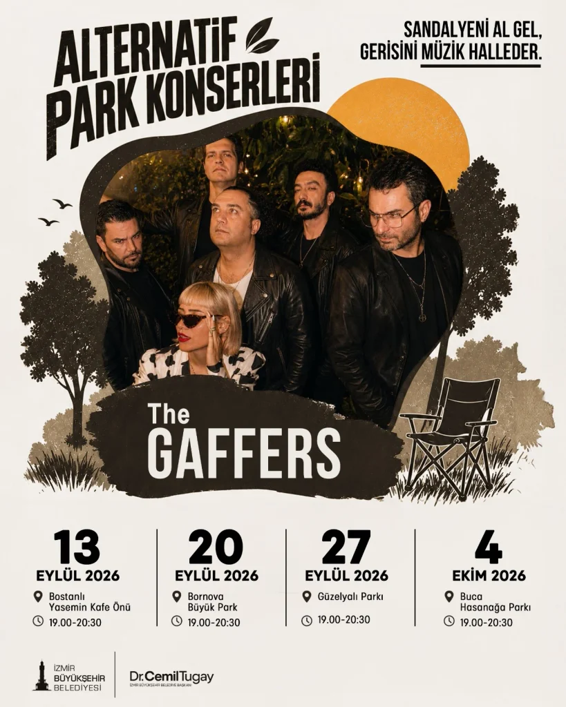 Alternatif Park Konserleri başlıyor: İzmir’de parklar müzikle buluşacak 1 Alternatif Park Konserleri başlıyor: İzmir’de parklar müzikle buluşacak