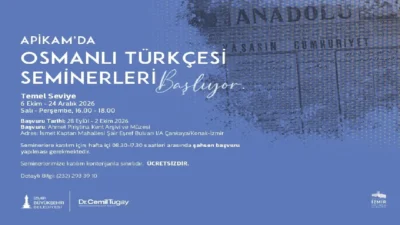İzmir Büyükşehir Belediyesi Ahmet Piriştina Kent Arşivi ve Müzesi’nde (APİKAM),