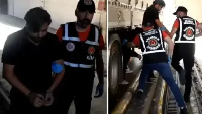 Kapıkule Sınır Kapısı’nda Bulgaristan’a kaçmaya çalışırken tırın alt bölümünde yakalanan