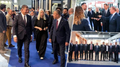 İzmir Büyükşehir Belediye Başkanı Dr. Cemil Tugay ve İZFAŞ yönetimi,