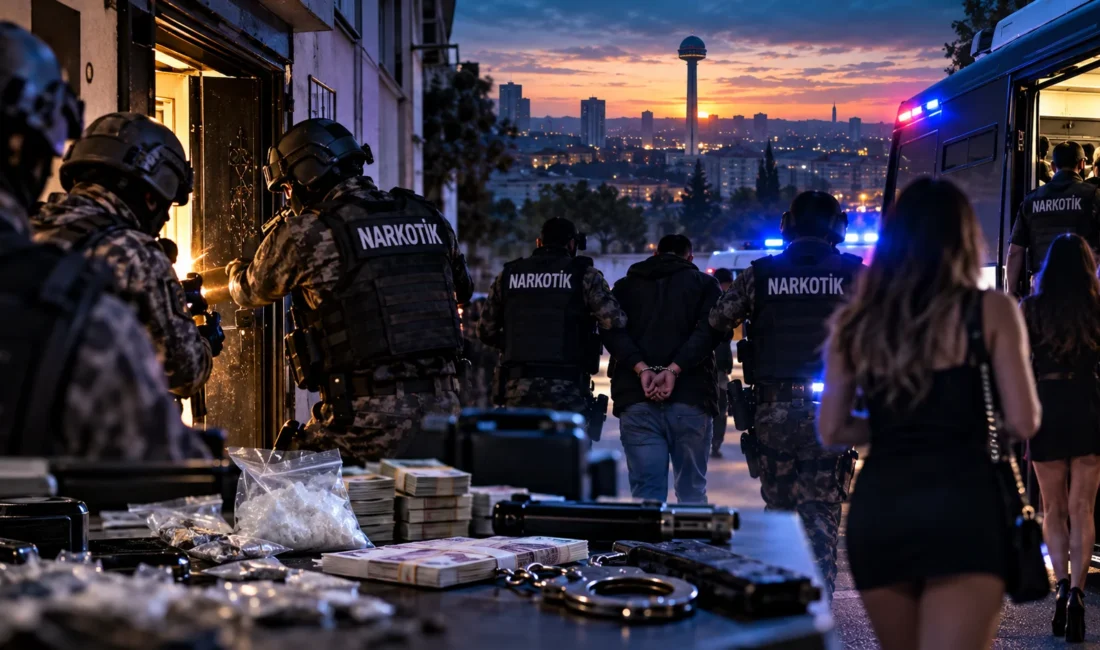 Ankara Cumhuriyet Başsavcılığı koordinesinde yürütülen soruşturmada, organize uyuşturucu ticareti ve
