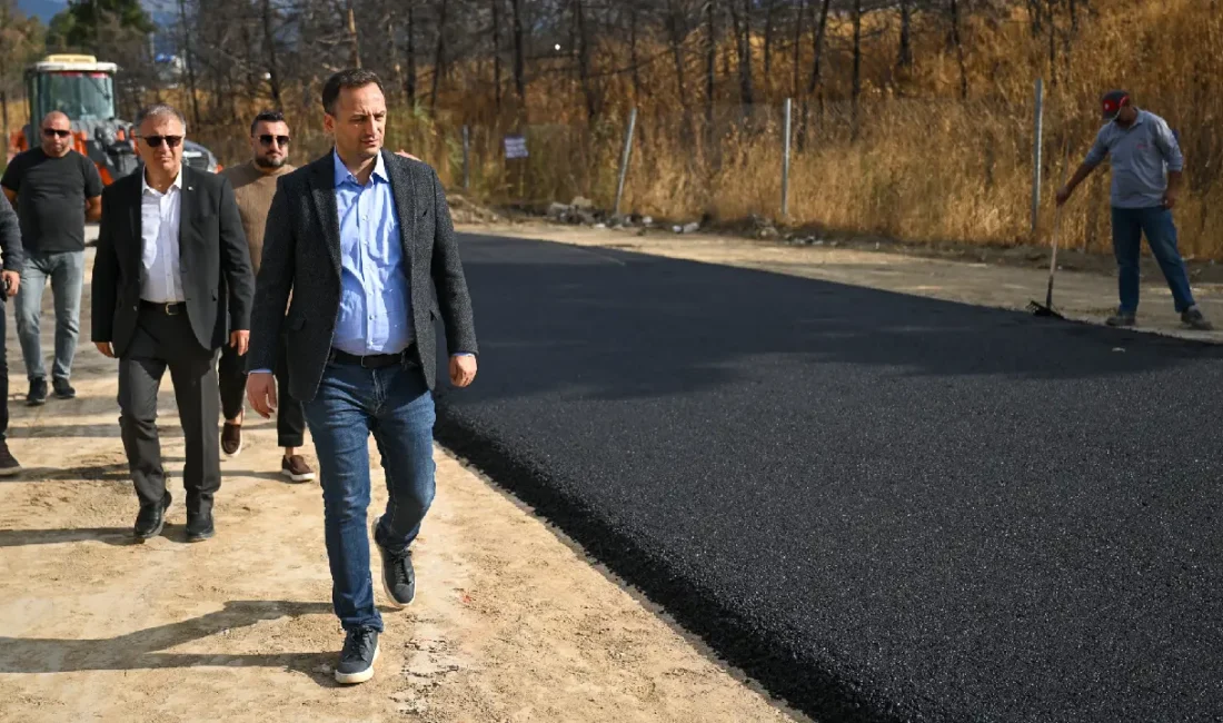 İlçedeki kronik yol sorunlarına neşter vuran Bornova Belediyesi, Karacaoğlan Mahallesi’nde