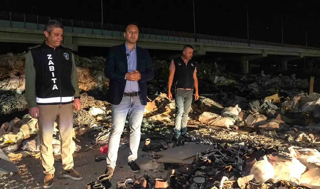 Bornova genelinde çevre kirliliğine yol açan kaçak moloz dökümlerine karşı