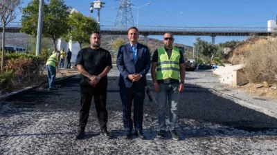 Bornova Belediye Başkanı Ömer Eşki, Atatürk Mahallesi Macera Parkı mevkiinde