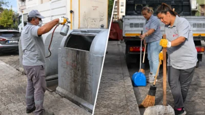 Bornova Belediyesi, 20 Eylül Dünya Temizlik Günü kapsamında Yeşilova ve