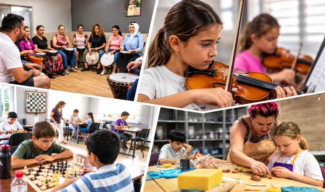 Bornova Belediyesi, her yıl binlerce vatandaşı sanat, müzik ve el