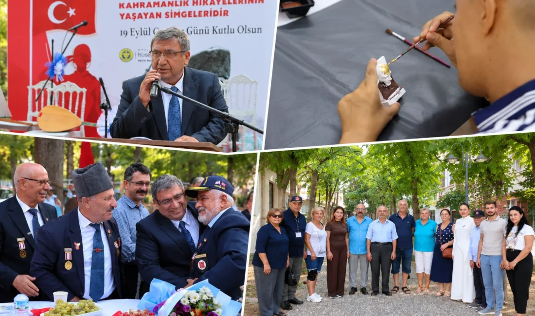 Buca Belediyesi'nin düzenlediği Gaziler Günü programı Menderes Mahallesi Çınarlar Noktası