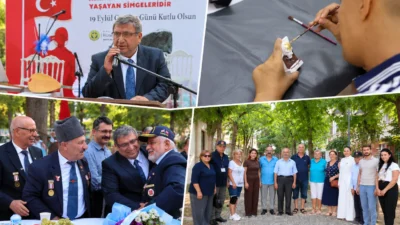 Buca Belediyesi'nin düzenlediği Gaziler Günü programı Menderes Mahallesi Çınarlar Noktası