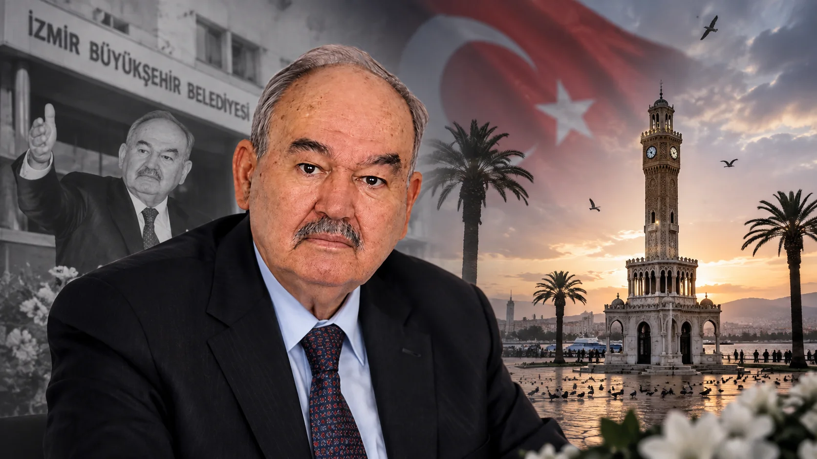 İzmir’de iki dönem Büyükşehir Belediye Başkanlığı görevini yürüten kentin simge