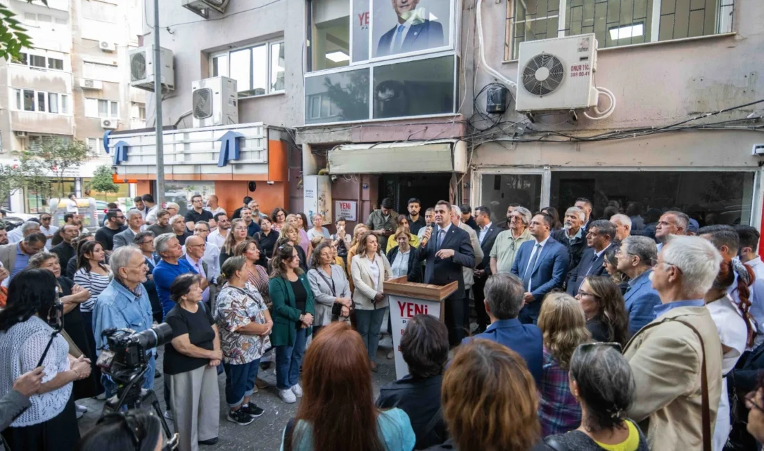 YENİ Parti’nin Bornova İlçe Başkanlığı binası törenle açıldı. Açılışta konuşan