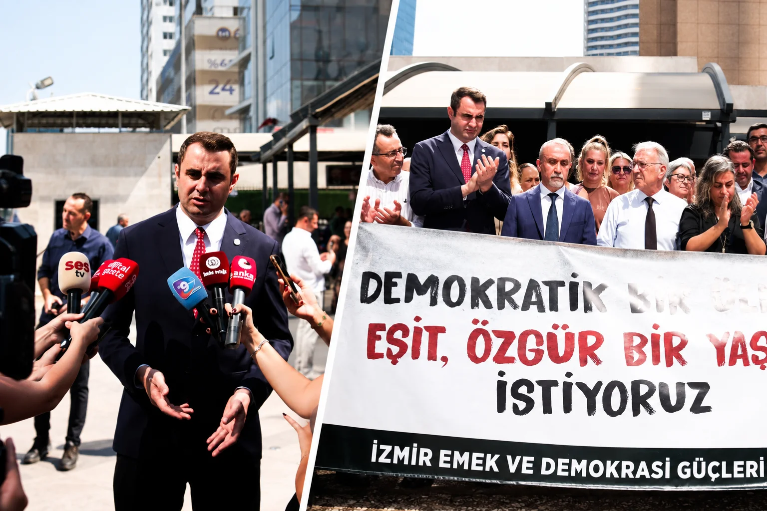 YENİ Parti İzmir Kurucu İl Başkanı Çağatay Güç, İzmir Emek