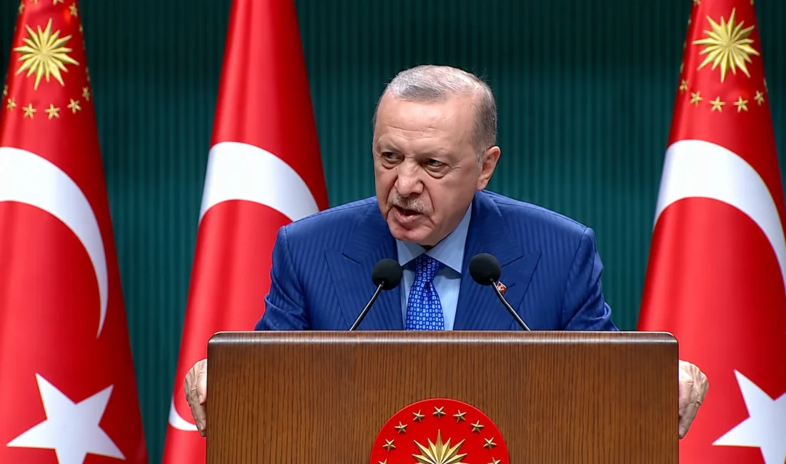 Beştepe'de gerçekleştirilen Kabine toplantısının ardından konuşan Cumhurbaşkanı Erdoğan, fon piyasalarındaki