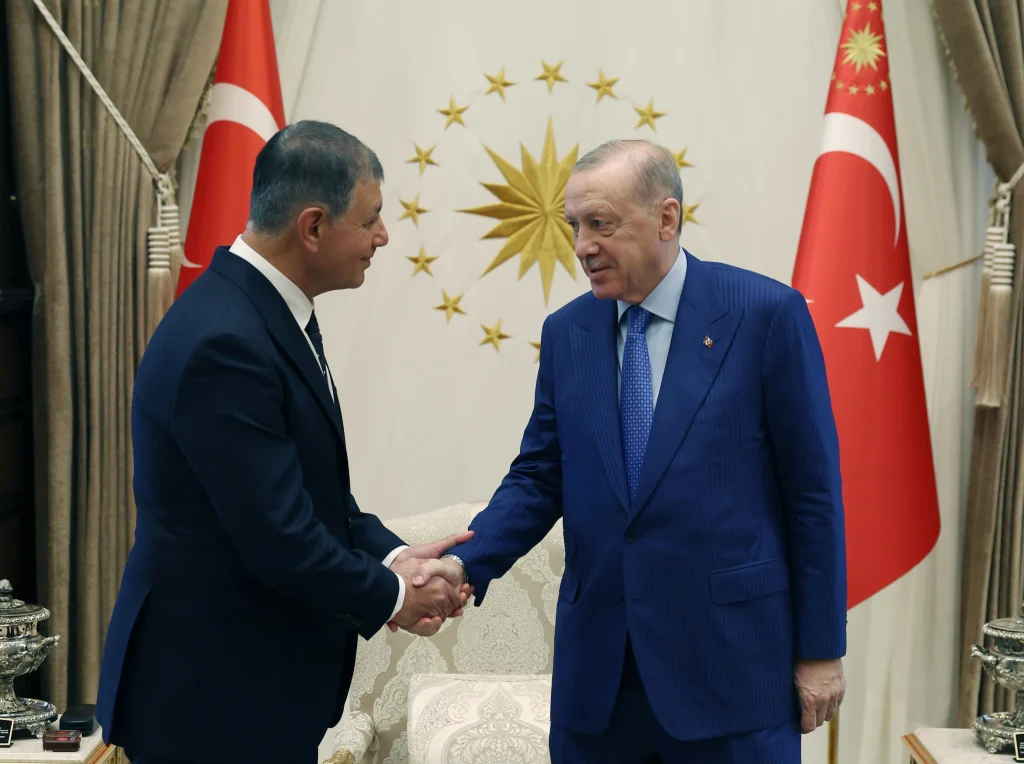 Külliyedeki görüşmeden fotoğraf paylaşıldı