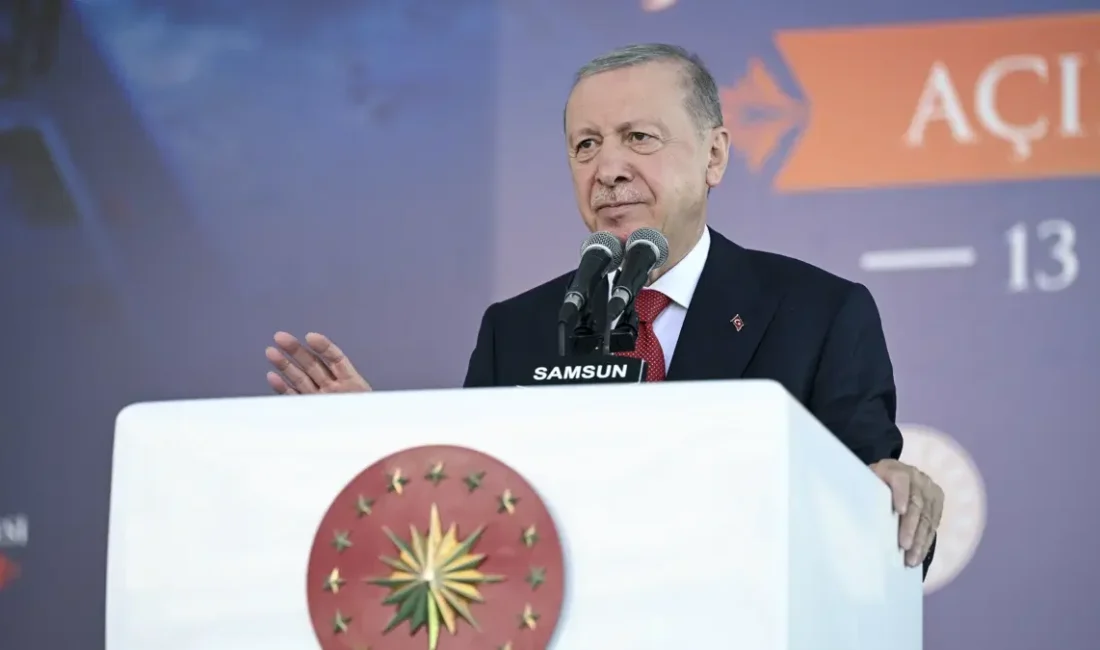 Samsun Şehir Hastanesi'nin açılış töreninde konuşan Cumhurbaşkanı Recep Tayyip Erdoğan,