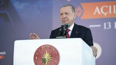 Samsun Şehir Hastanesi'nin açılış töreninde konuşan Cumhurbaşkanı Recep Tayyip Erdoğan,