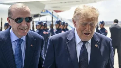 Amerika Birleşik Devletleri’nin Ankara Büyükelçisi Tom Barrack, Cumhurbaşkanı Recep Tayyip