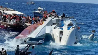 KKTC’nin Girne Limanı’ndan Mersin Taşucu’na gitmek üzere hareket eden yolcu