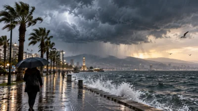 İzmir genelinde hafta boyunca hissedilir derecede düşmesi beklenen hava sıcaklıkları,