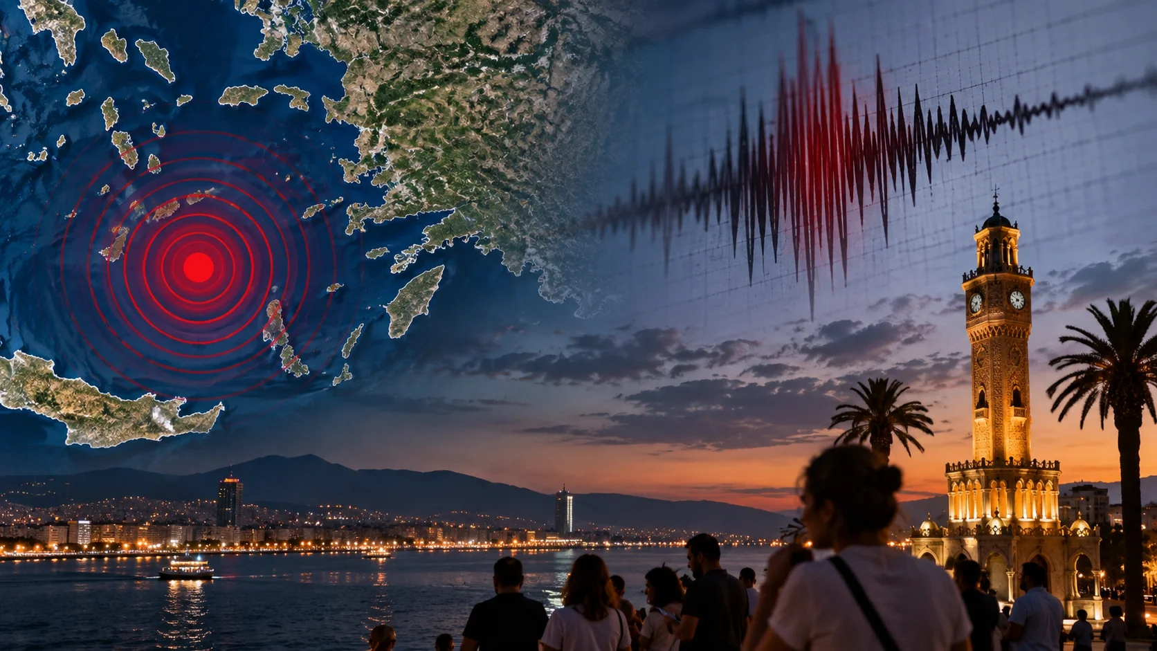 İzmir'de de hissedilen deprem korkuttu! Kuşadası Körfezi açıklarında sarsıntı