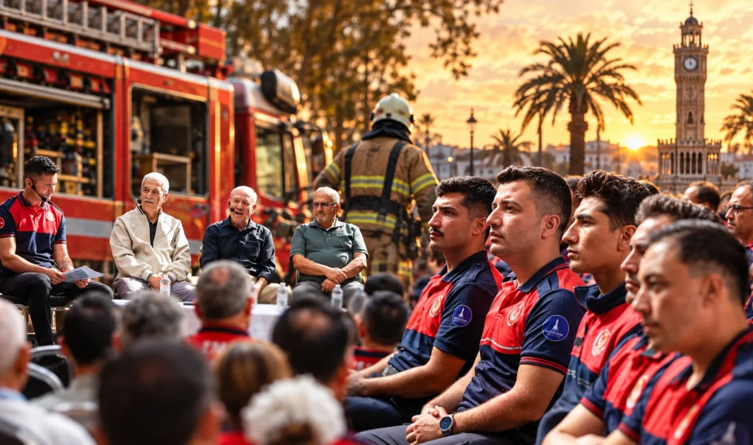 İzmir Büyükşehir Belediyesi İtfaiye Dairesi Başkanlığı, İtfaiyecilik Haftası kapsamında düzenlediği