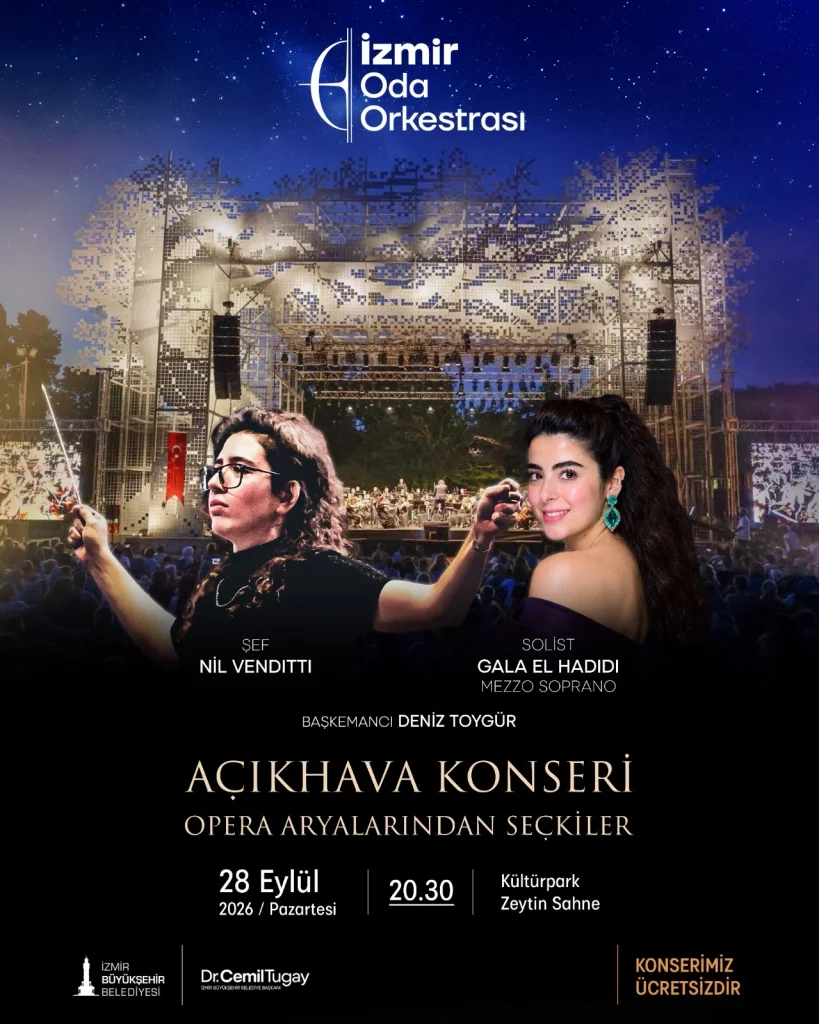 İzmir Oda Orkestrası, sezonu Zeytin Sahne’de açıyor