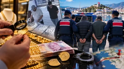 İzmir'in Seferihisar ilçesinde bir kuyumcuya 10 gram sahte altın satarak