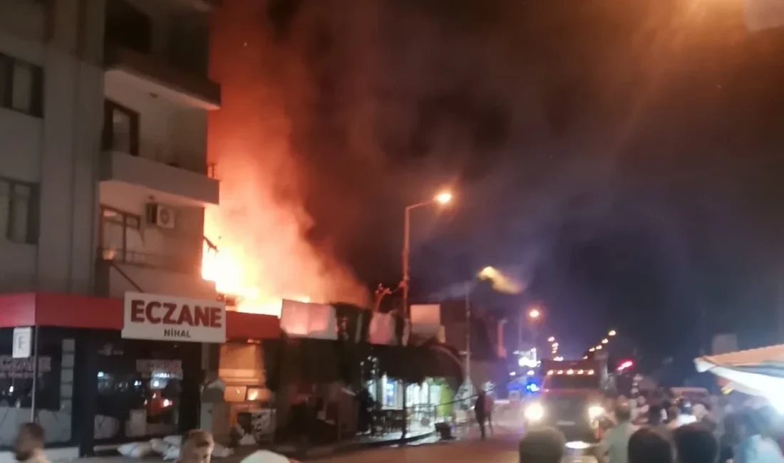 İzmir'in Ödemiş ilçesinde bir ekmek fırınında baca temizliği yapıldığı sırada