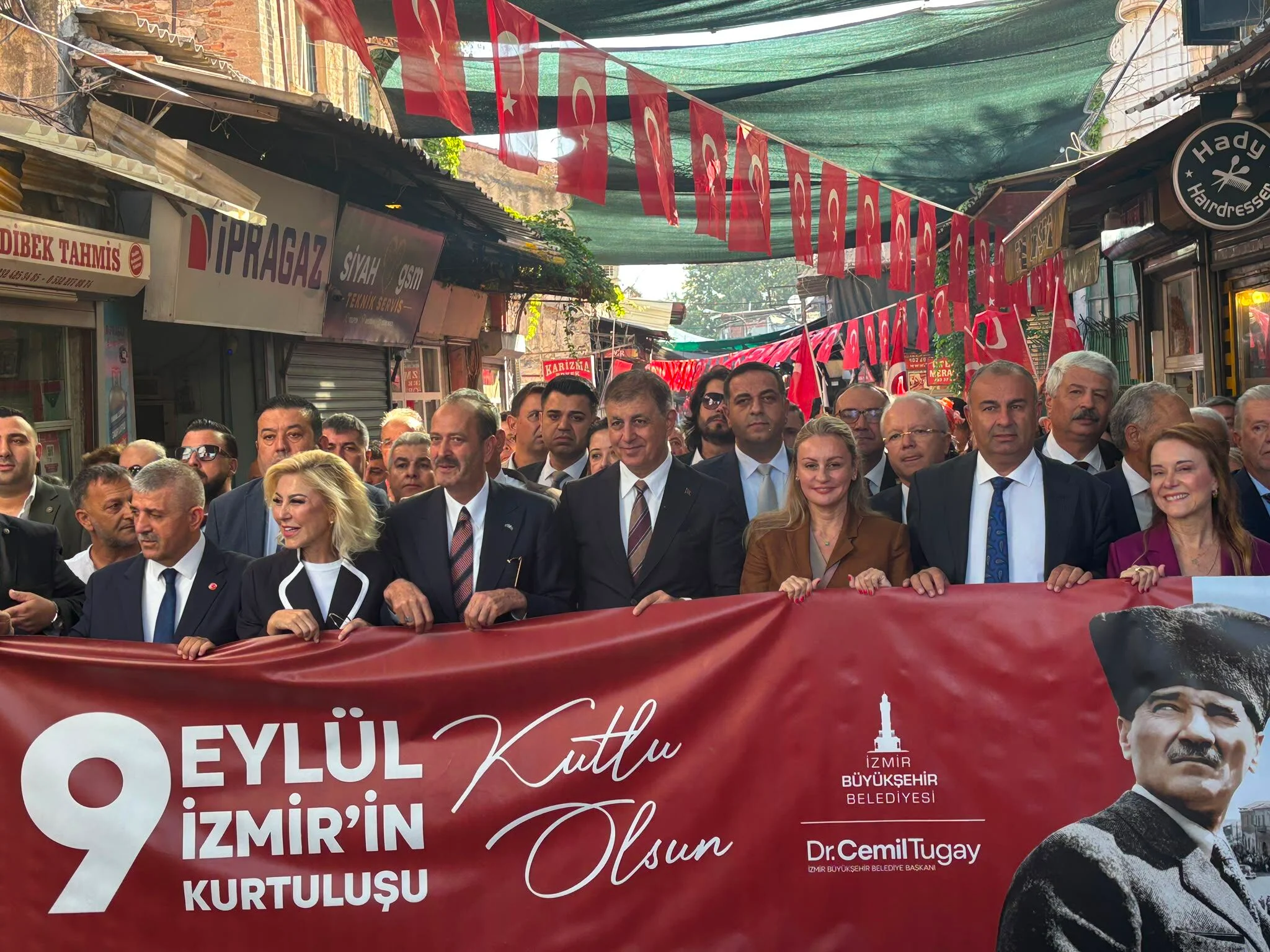 İzmir’in düşman işgalinden kurtuluşunun 104.'üncü yıl dönümü kutlamaları, Basmane Karakolu