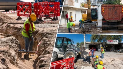 İZSU Genel Müdürlüğü, Kınık ilçe merkezi ve Poyracık'ta arızalara ve
