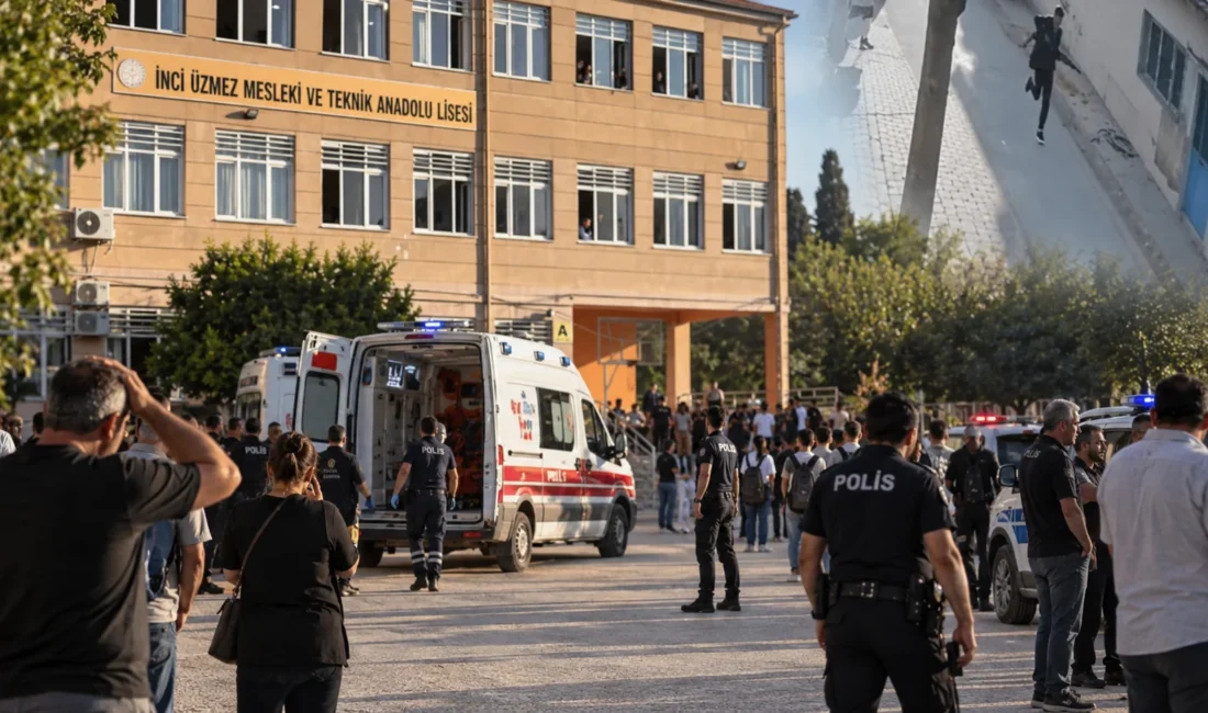 Manisa'nın Turgutlu ilçesinde 2'si ağır 11 öğrencinin yaralandığı okul önündeki
