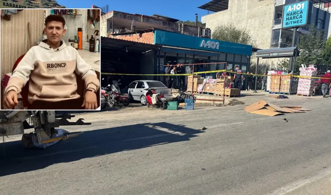Manisa’nın Alaşehir ilçesinde çöp konteynerini boşalttıktan sonra harekete geçen belediye