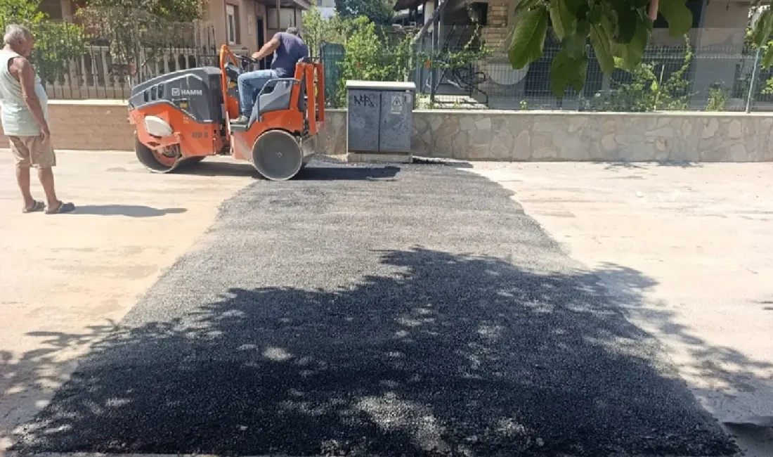 Menderes Belediyesi, Belediye Başkan V. Asuman Şen’in gelişiyle birlikte asfaltlama