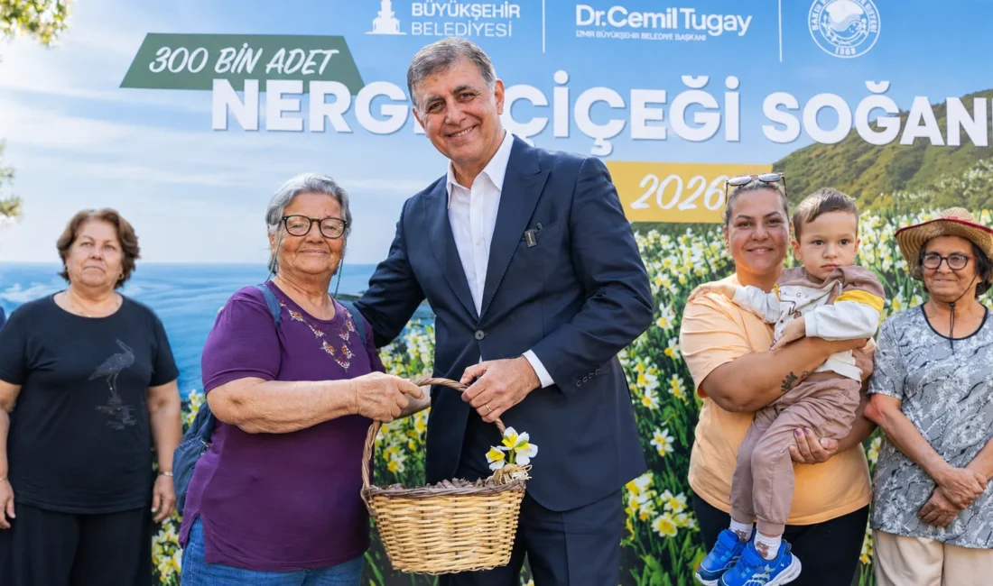 İzmir Büyükşehir Belediye Başkanı Dr. Cemil Tugay, Karaburun’da nergis üretimini