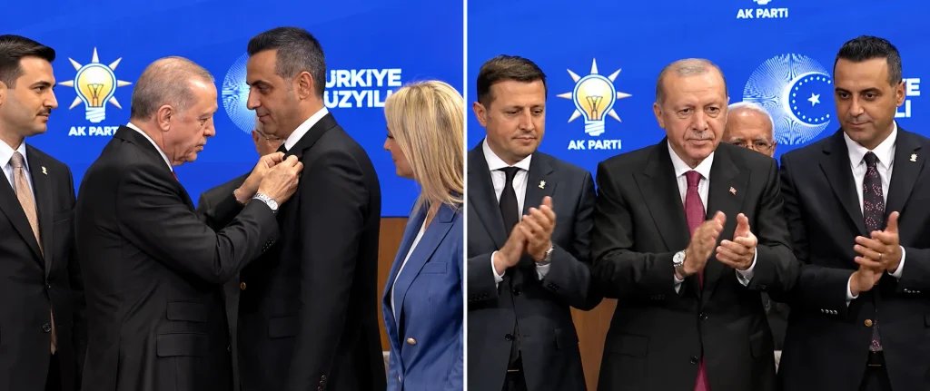 Onur Emrah Yıldız AK Parti rozetini taktı: Çiğli 27 yıl sonra sağ parti yönetimine geçti