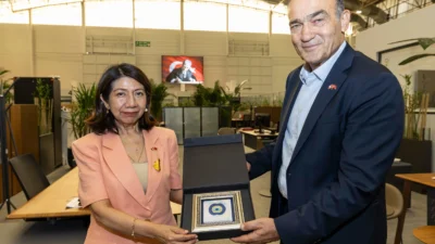 Peru’nun Ankara Büyükelçisi Luz Betty Caballero Morales ve beraberindeki heyet