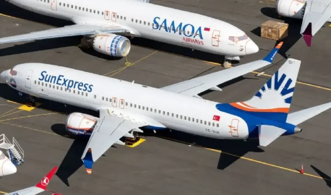 SunExpress'in İzmir-Viyana seferini yapan Boeing 737 tipi yolcu uçağı, kalkıştan
