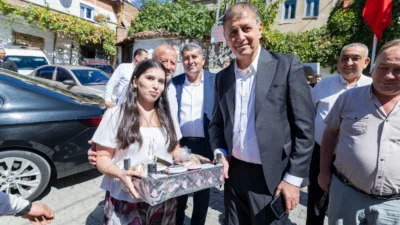 İzmir Büyükşehir Belediye Başkanı Dr. Cemil Tugay, Bayındır’ın Kızıloba, Arıkbaşı