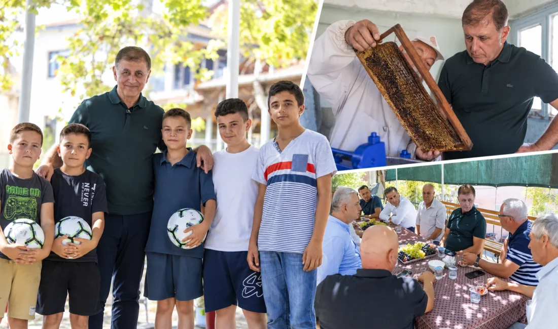 İzmir Büyükşehir Belediye Başkanı Dr. Cemil Tugay, Bergama’nın mahalle ve