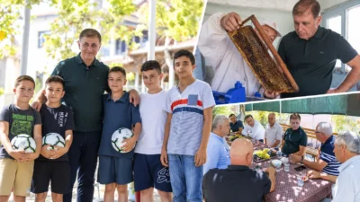 İzmir Büyükşehir Belediye Başkanı Dr. Cemil Tugay, Bergama’nın mahalle ve