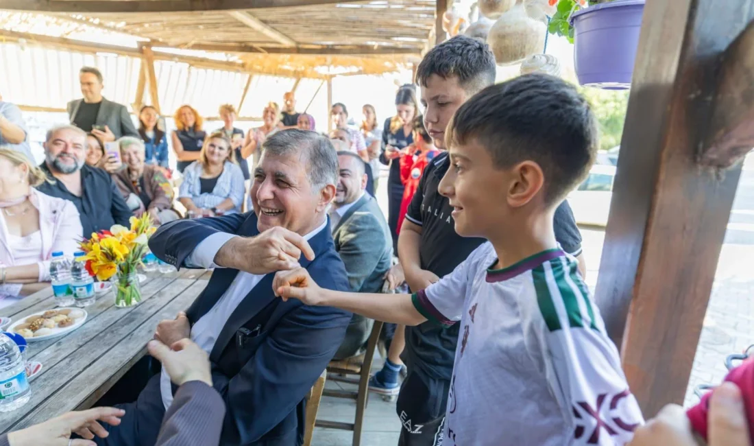 İzmir Büyükşehir Belediye Başkanı Dr. Cemil Tugay, Karaburun Tepeboz’da küçük