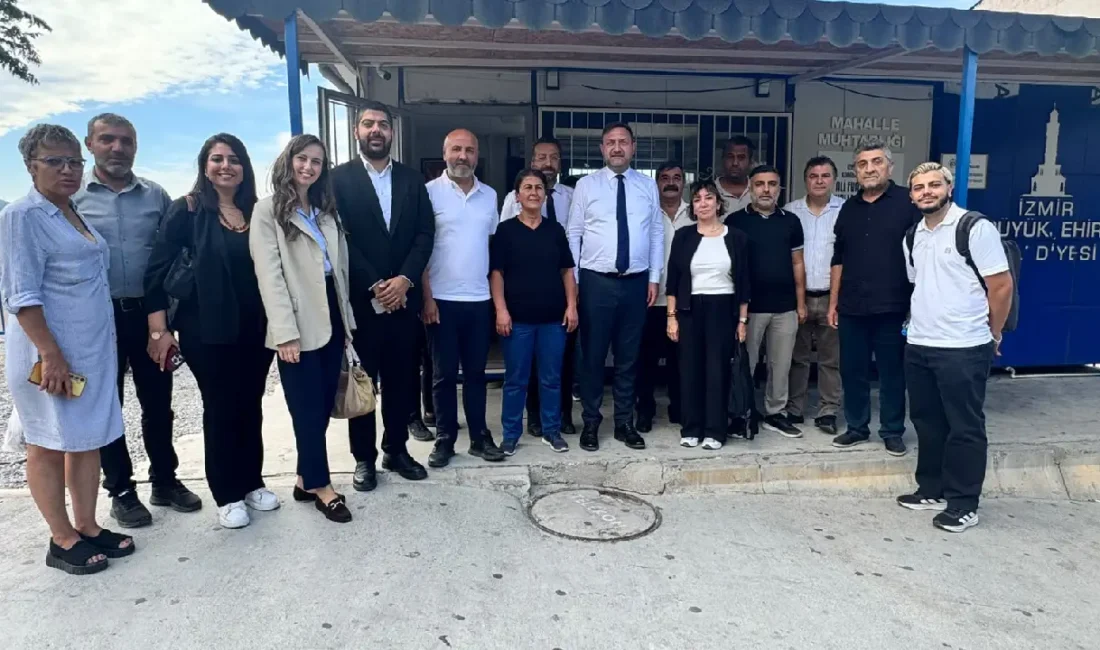 Cumhuriyet Halk Partisi İzmir İl Başkanı Utku Gümrükçü ’nün saha