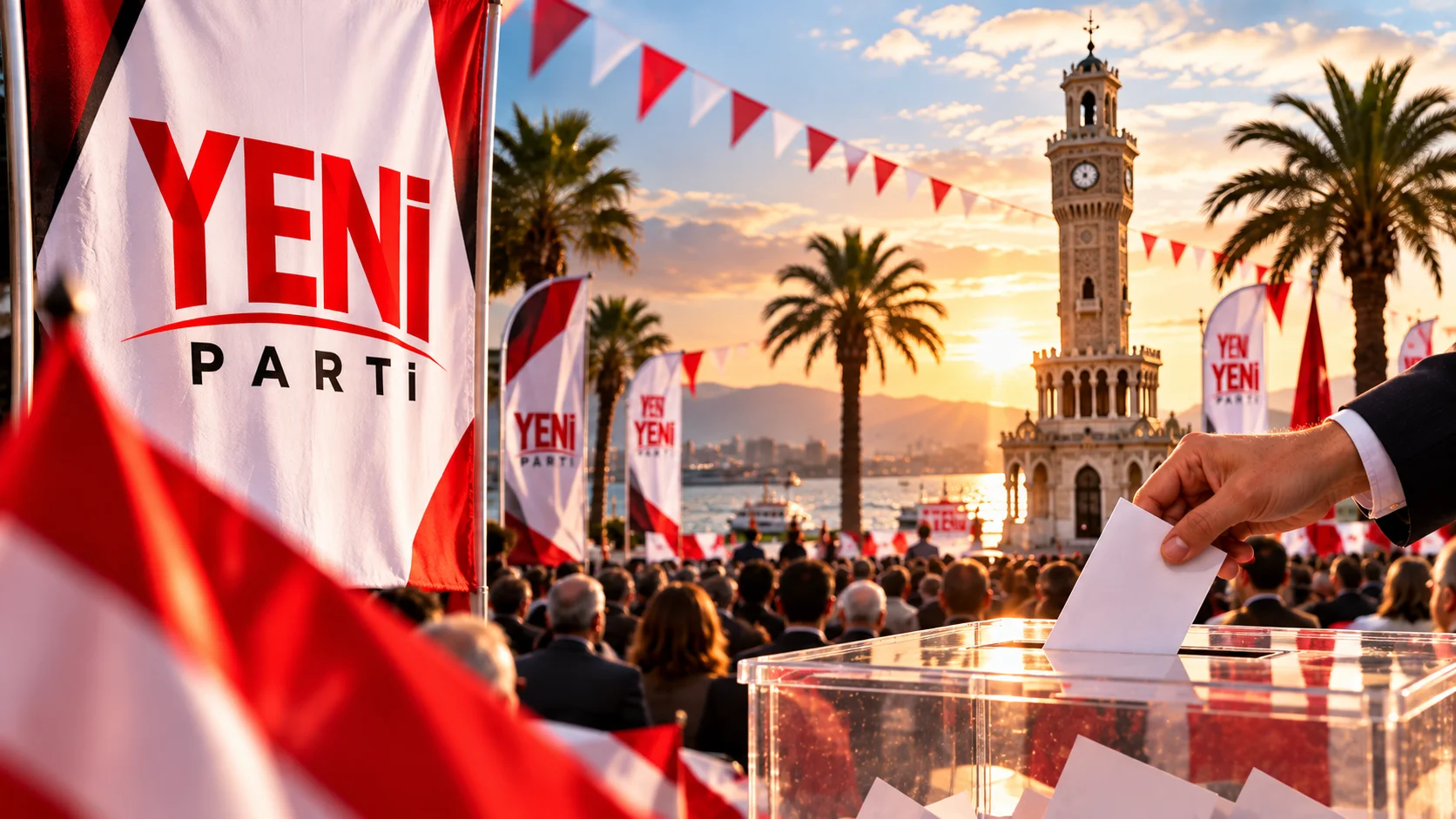 İzmir'de kongre maratonu: YENİ Parti'den 26 ilçede 4 günlük sandık mesaisi
