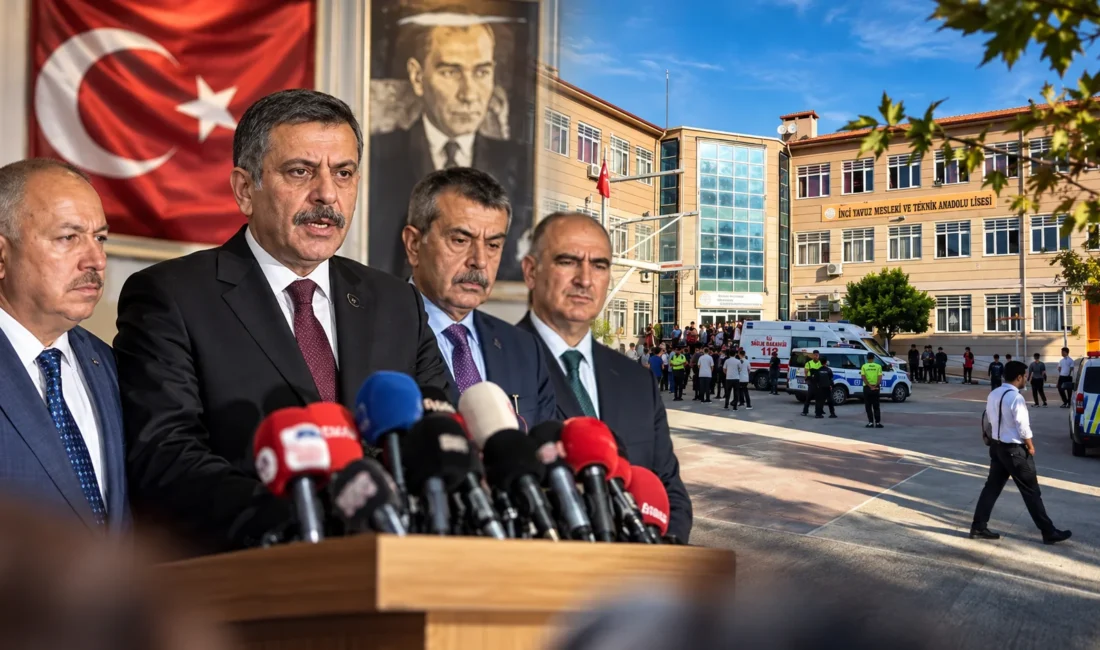 Manisa'nın Turgutlu ilçesinde 11 öğrencinin yaralandığı okul önü silahlı saldırıya