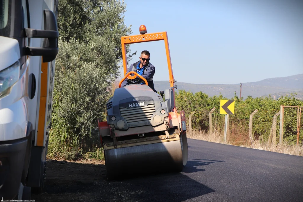 Selçuk’ta 15,5 kilometrelik yol yenileniyor