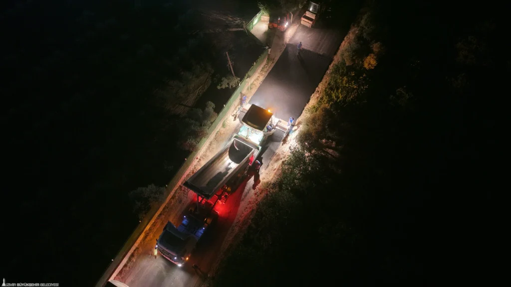 Selçuk’ta 15,5 kilometrelik yol yenileniyor