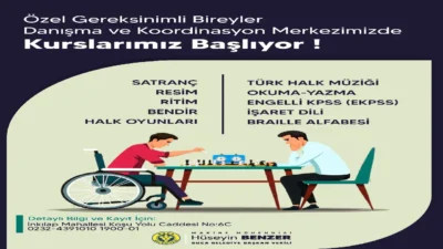 Buca Belediyesi, özel gereksinimli bireylerin sosyal yaşama katılımlarını desteklemek ve