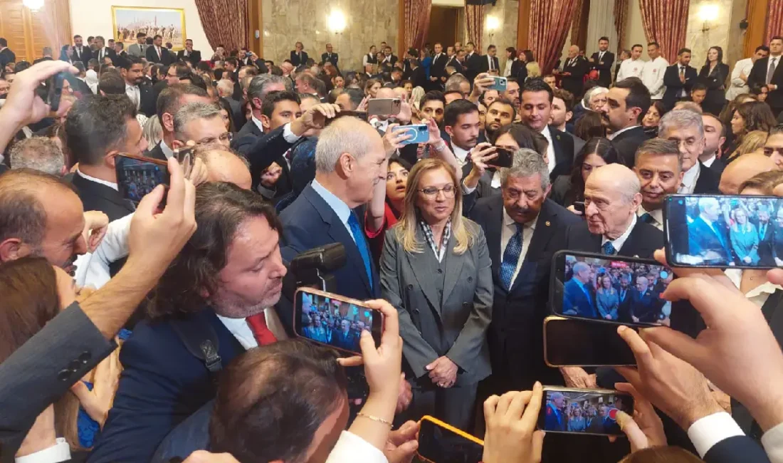 TBMM'de düzenlenen yeni yasama yılı resepsiyonunda MHP Lideri Devlet Bahçeli